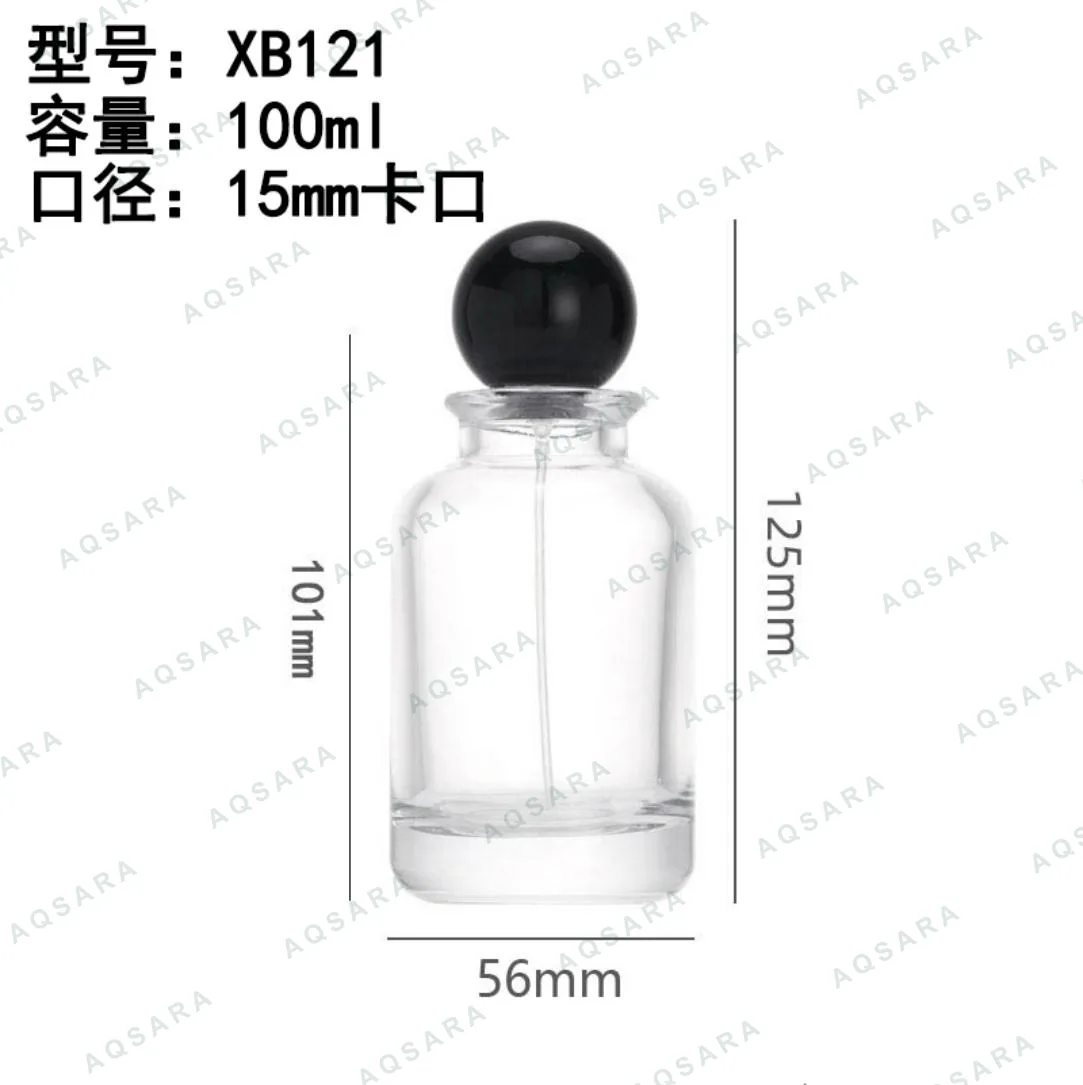 Botol Parfum kaca 100 ml leher 15 mm — XB121