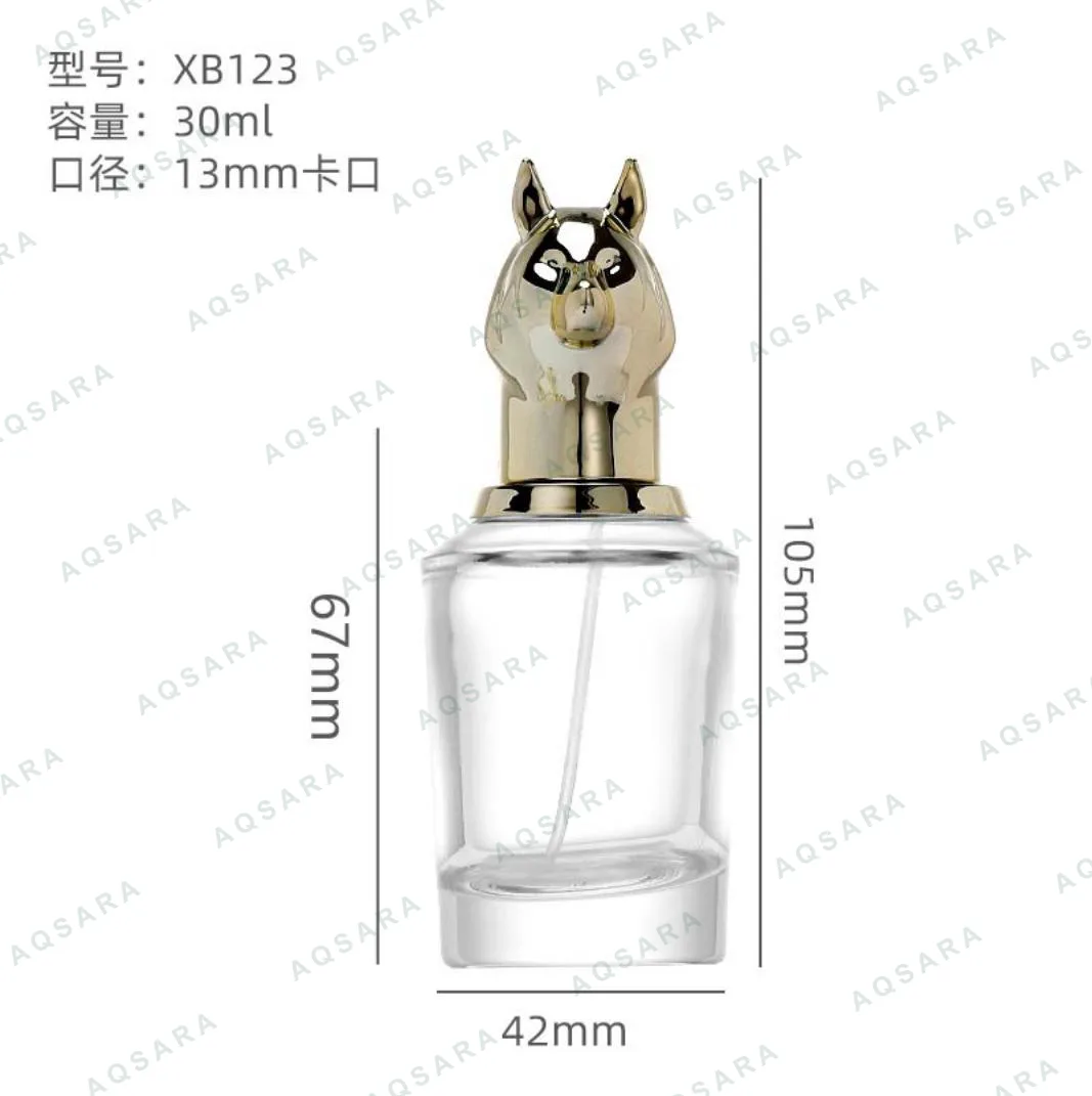 Botol Parfum kaca 30 ml leher 13 mm — XB123 fox