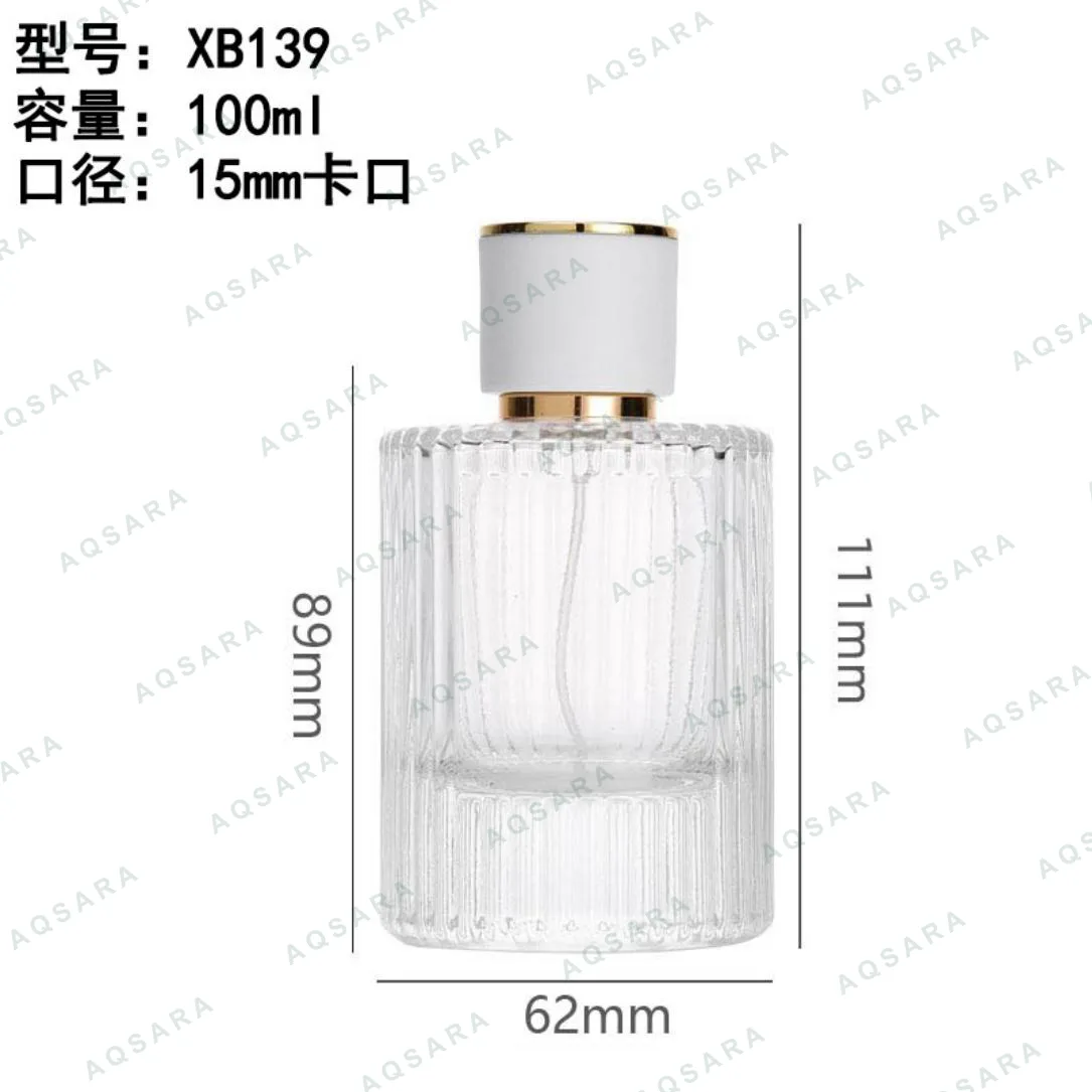 Botol Parfum kaca 100 ml leher 15 mm — XB139