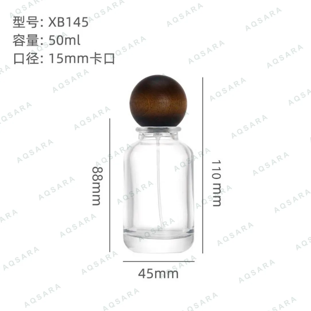Botol Parfum kaca 50 ml leher 15 mm — XB145