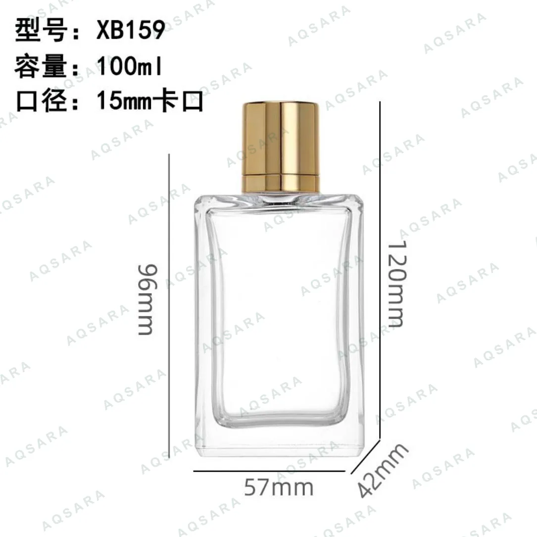 Botol Parfum kaca 100 ml leher 15 mm — XB159
