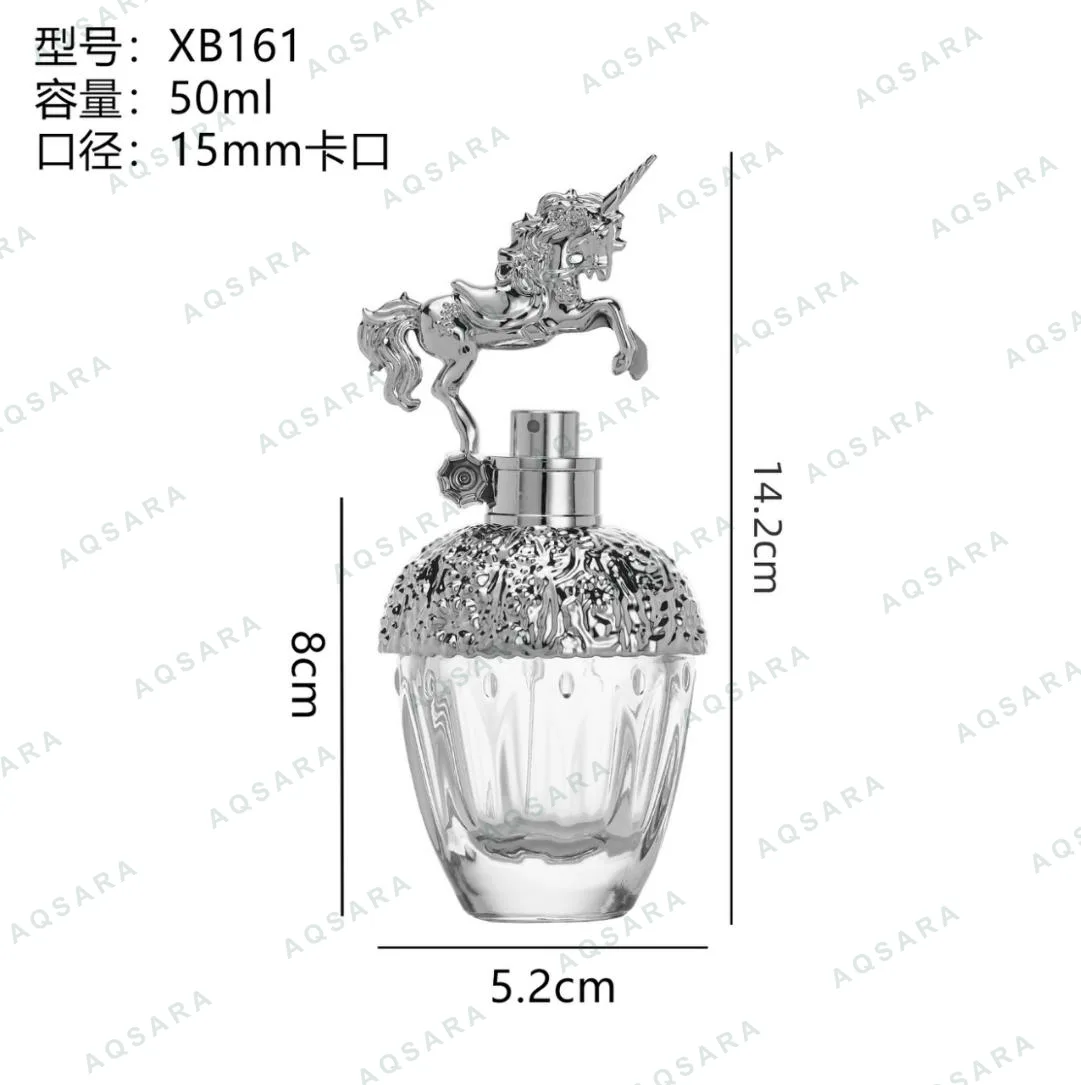 Botol Parfum kaca 50 ml leher 15 mm — XB161