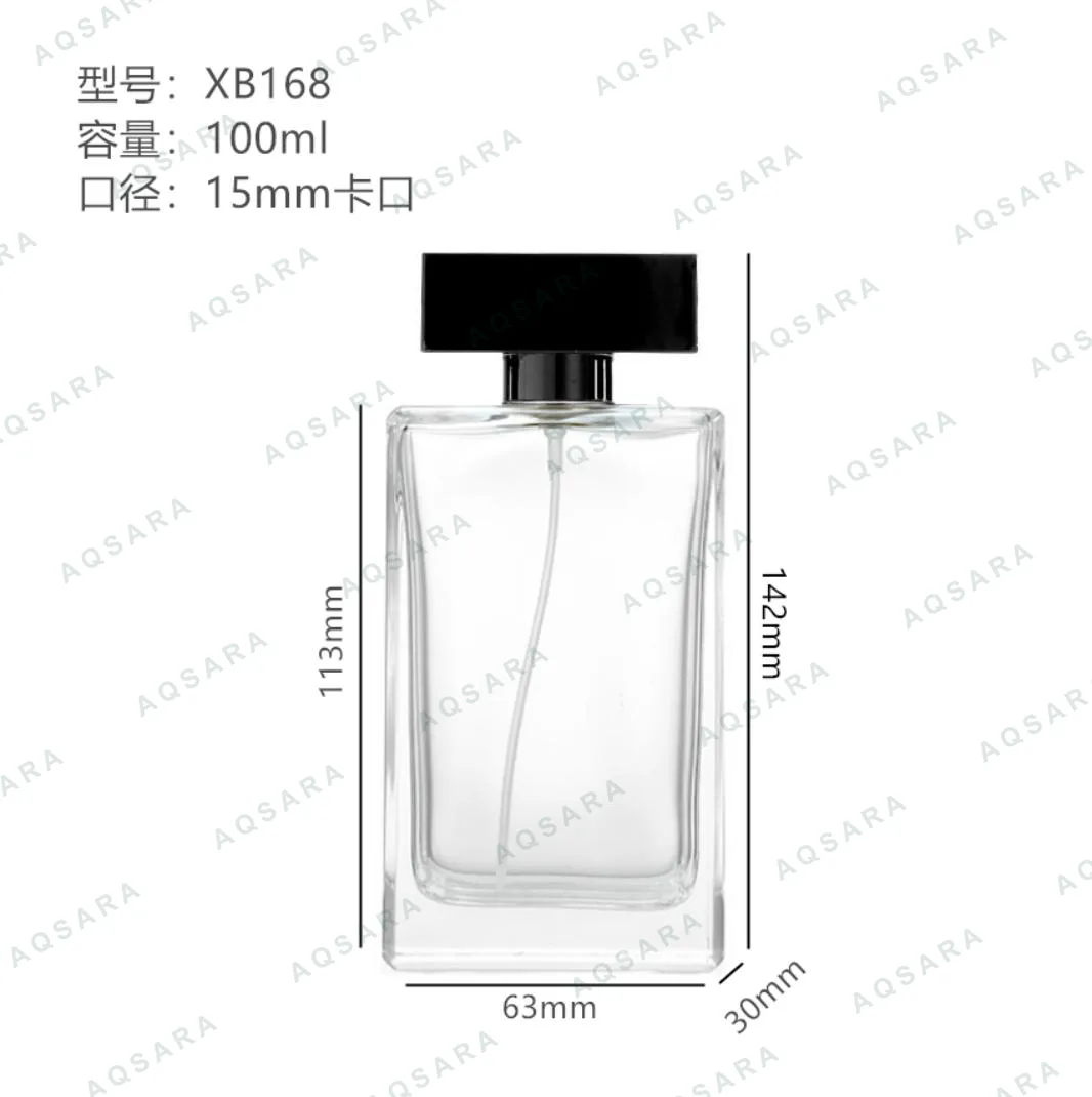 Botol Parfum kaca 100 ml leher 15 mm — XB168