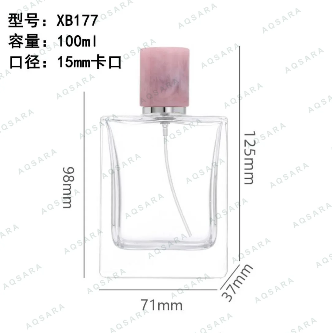 Botol Parfum kaca 100 ml leher 15 mm — XB177