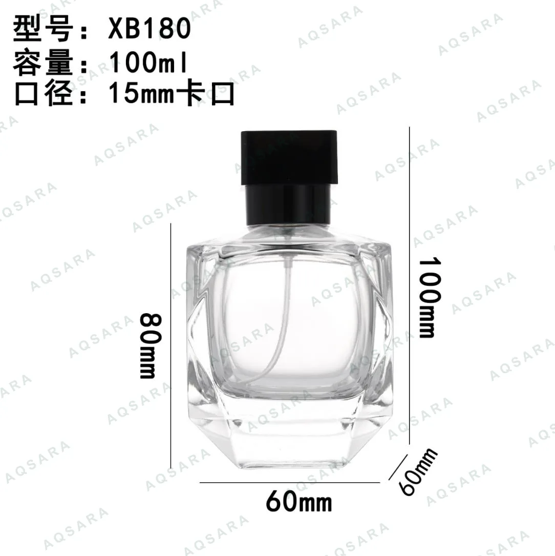 Botol Parfum kaca 100 ml leher 15 mm — XB180