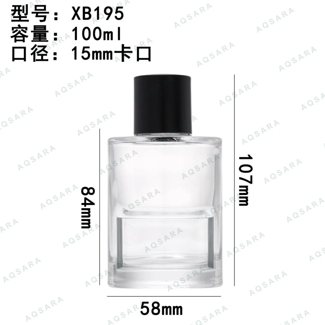 Botol Parfum kaca 100 ml leher 15 mm — XB195
