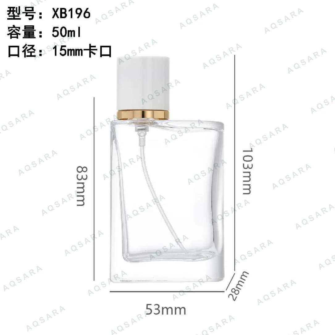 Botol Parfum kaca 50 ml leher 15 mm — XB196