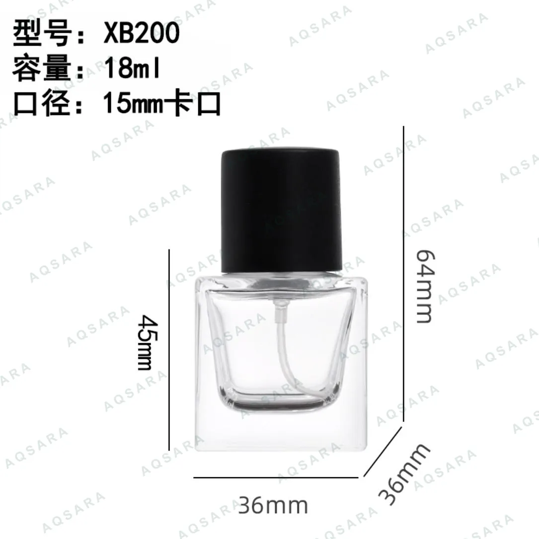 Botol Parfum kaca 18 ml leher 15 mm — XB200