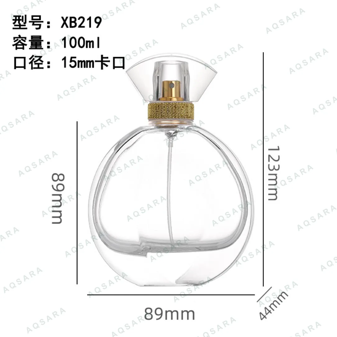 Botol Parfum kaca 100 ml leher 15 mm — XB219