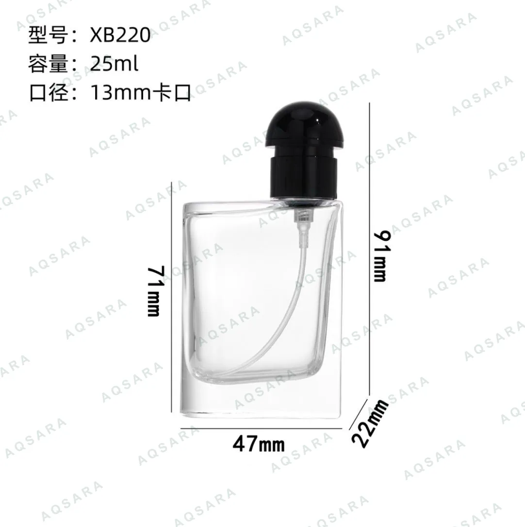 Botol Parfum kaca 25 ml leher 13 mm — XB220