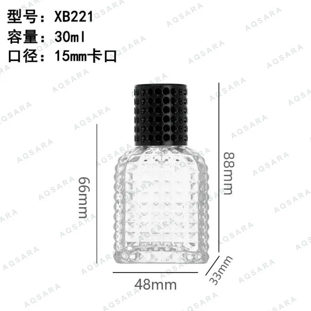 Botol Parfum kaca 30 ml leher 15 mm — XB221