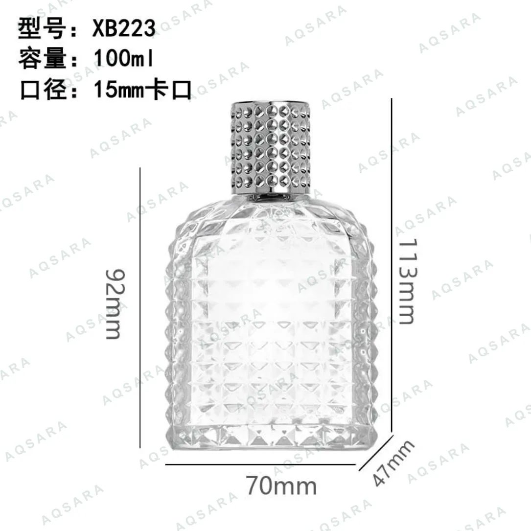 Botol Parfum kaca 100 ml leher 15 mm — XB223