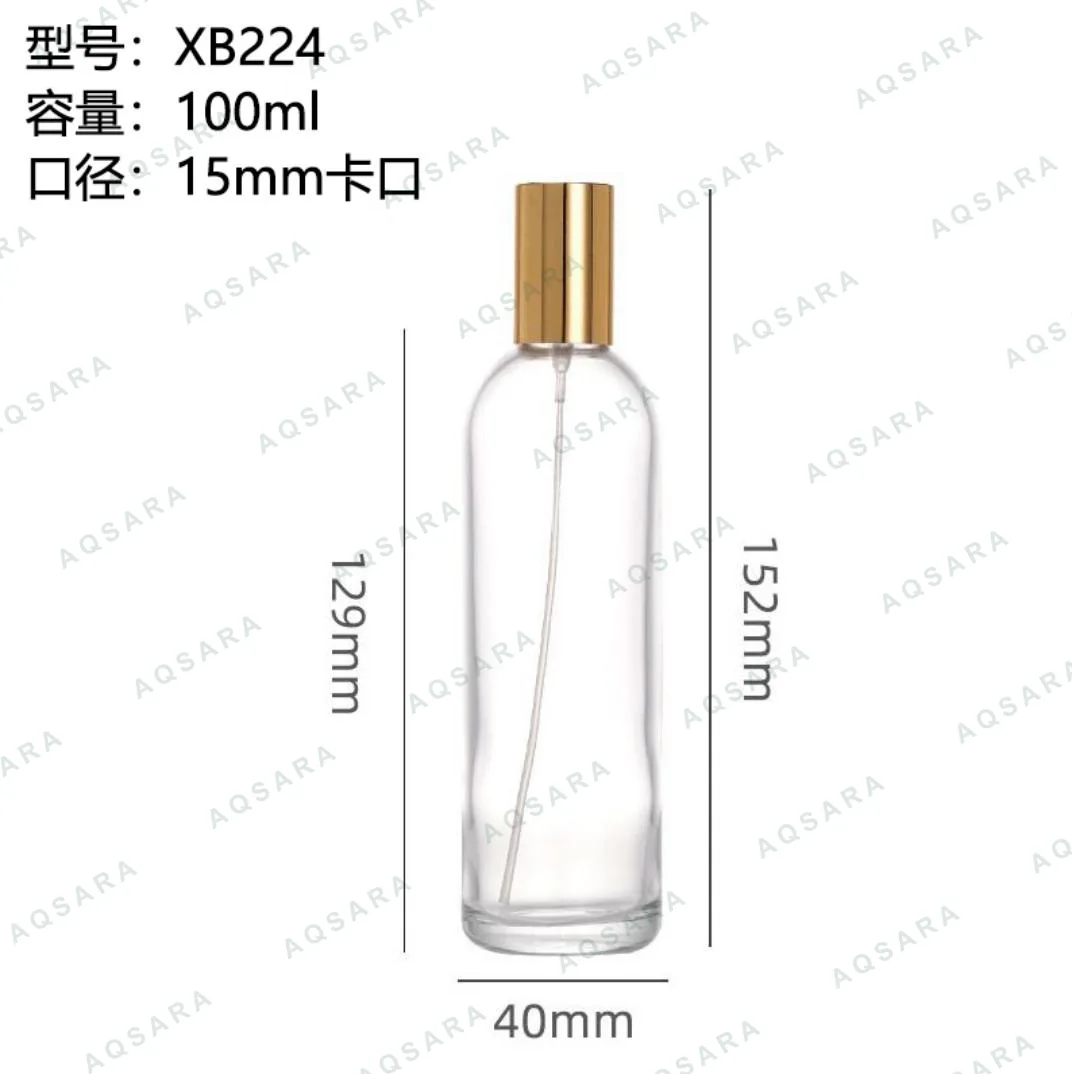 Botol Parfum kaca 100 ml leher 15 mm — XB224