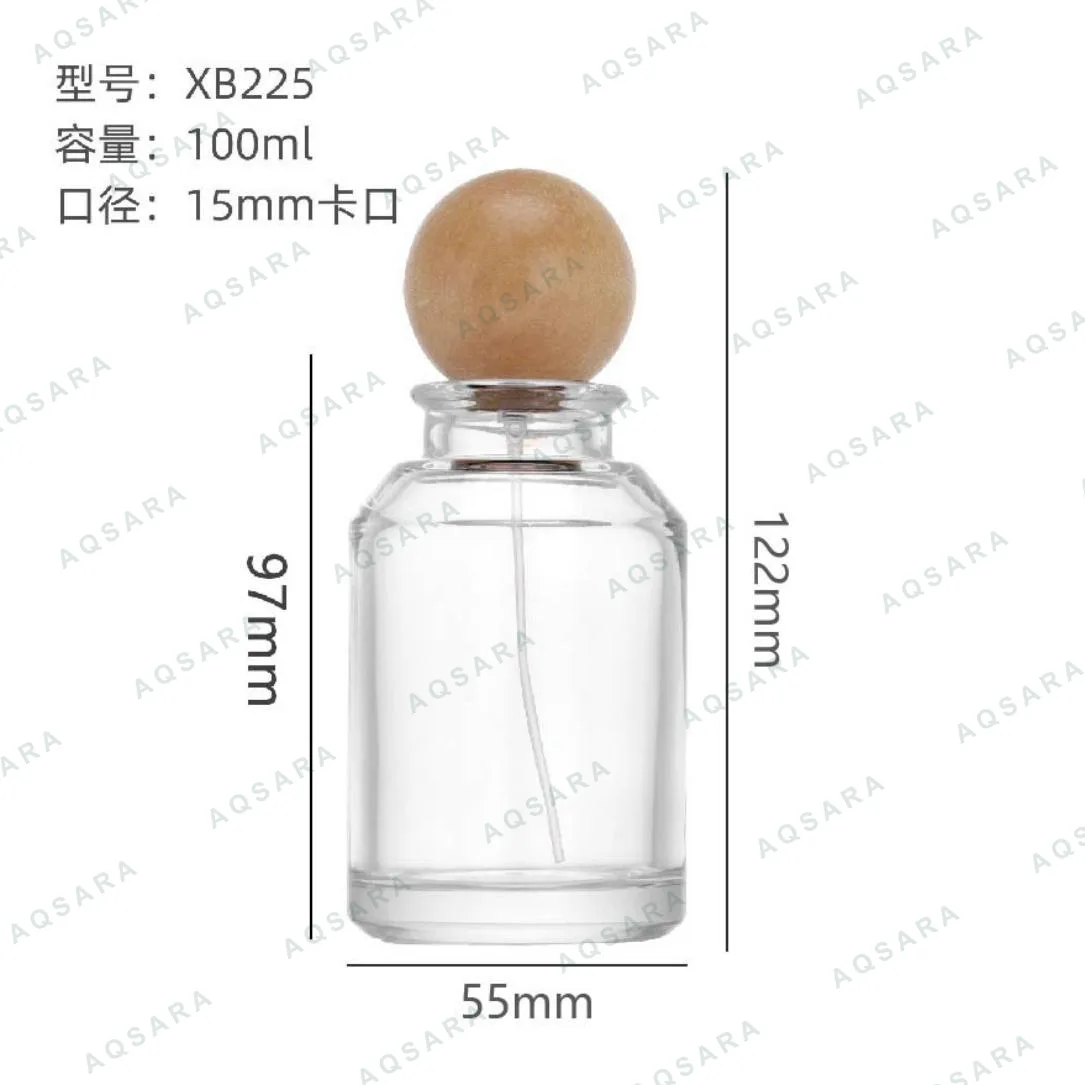 Botol Parfum kaca 100 ml leher 15 mm — XB225