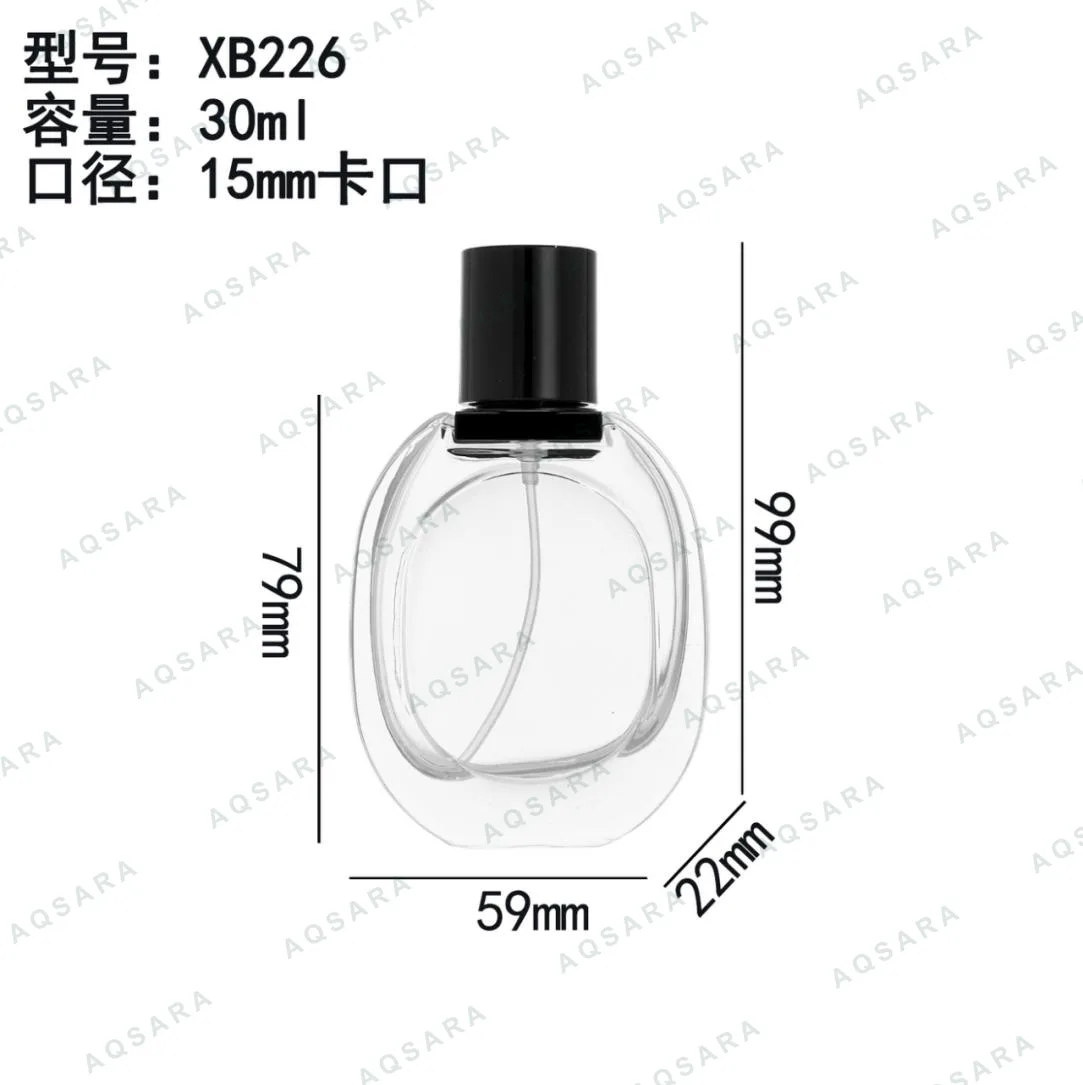 Botol Parfum kaca 30 ml leher 15 mm — XB226
