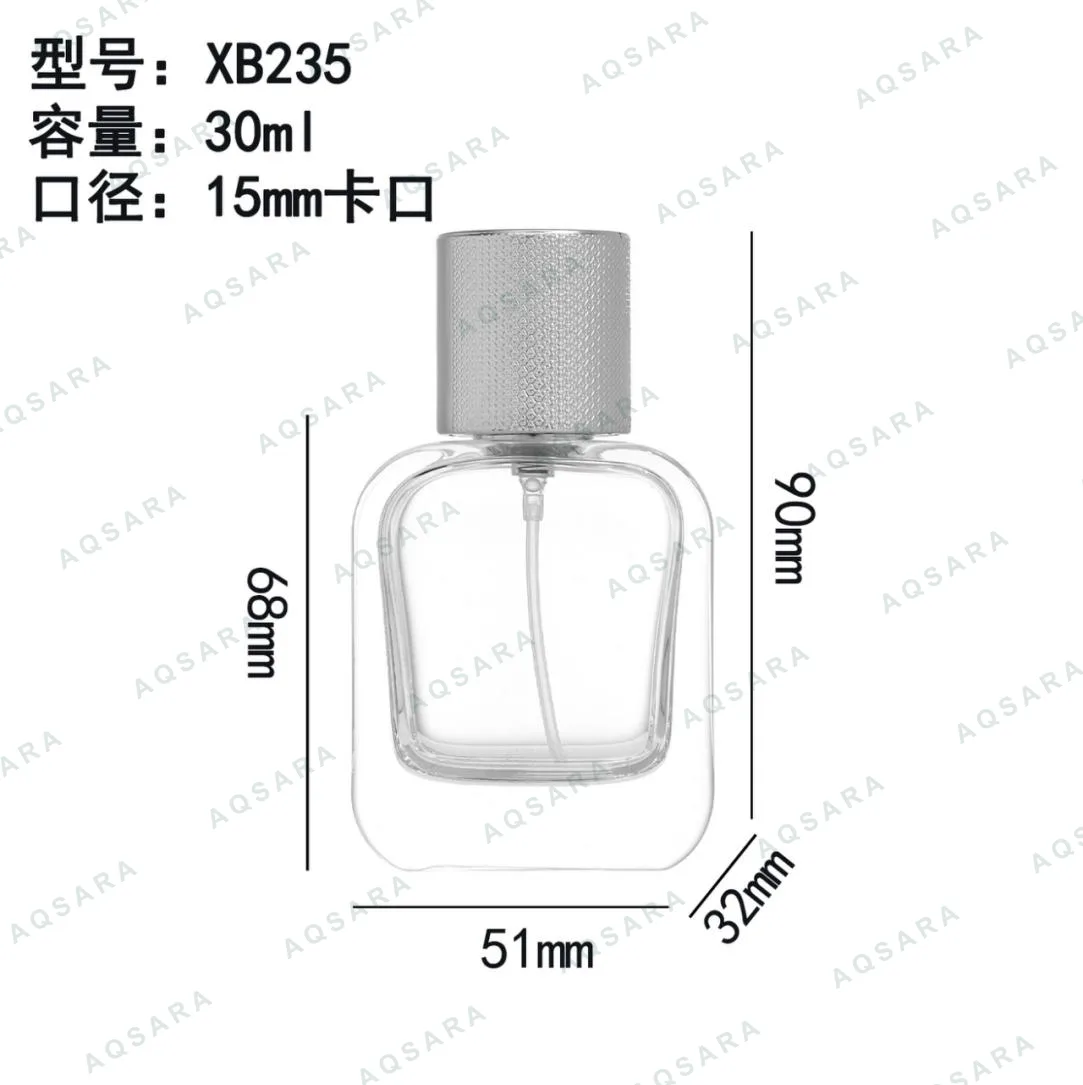 Botol Parfum kaca 30 ml leher 15 mm — XB235