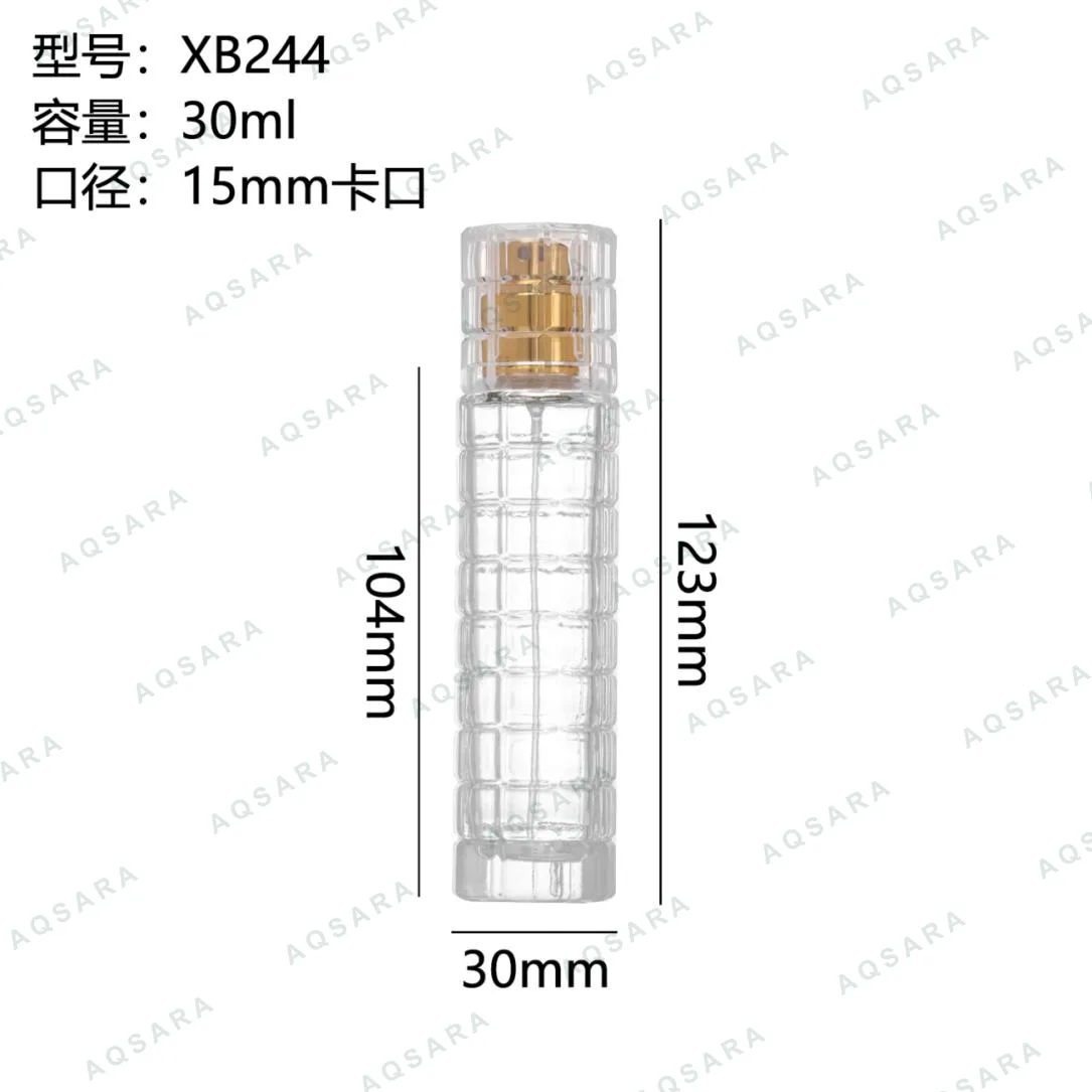 Botol Parfum kaca 30 ml leher 15 mm — XB244
