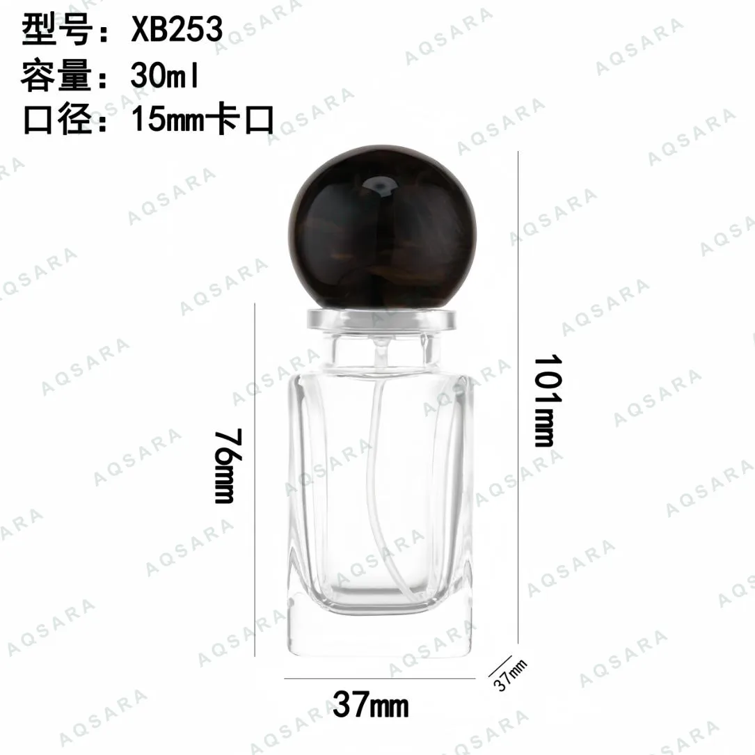 Botol Parfum kaca 30 ml leher 15 mm — XB253