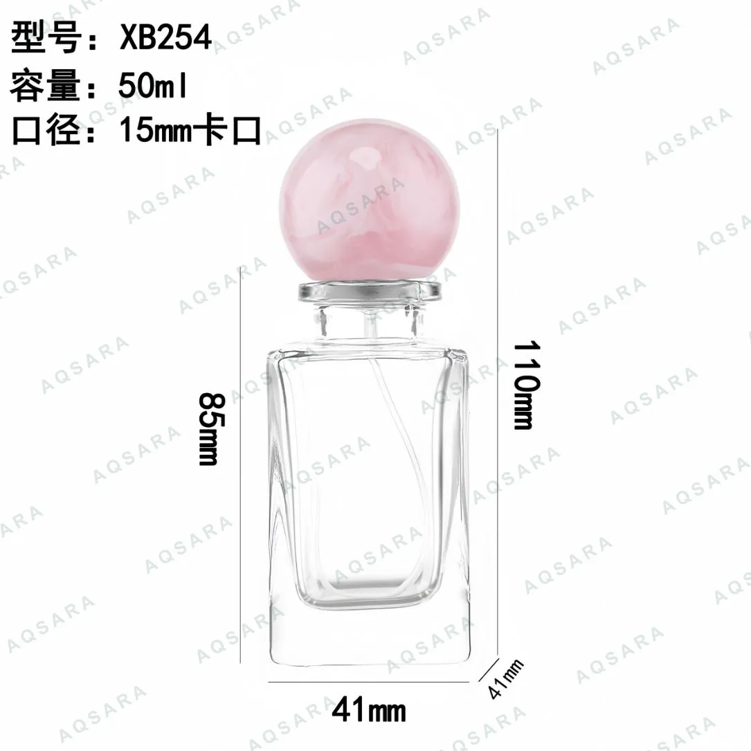 Botol Parfum kaca 50 ml leher 15 mm — XB254