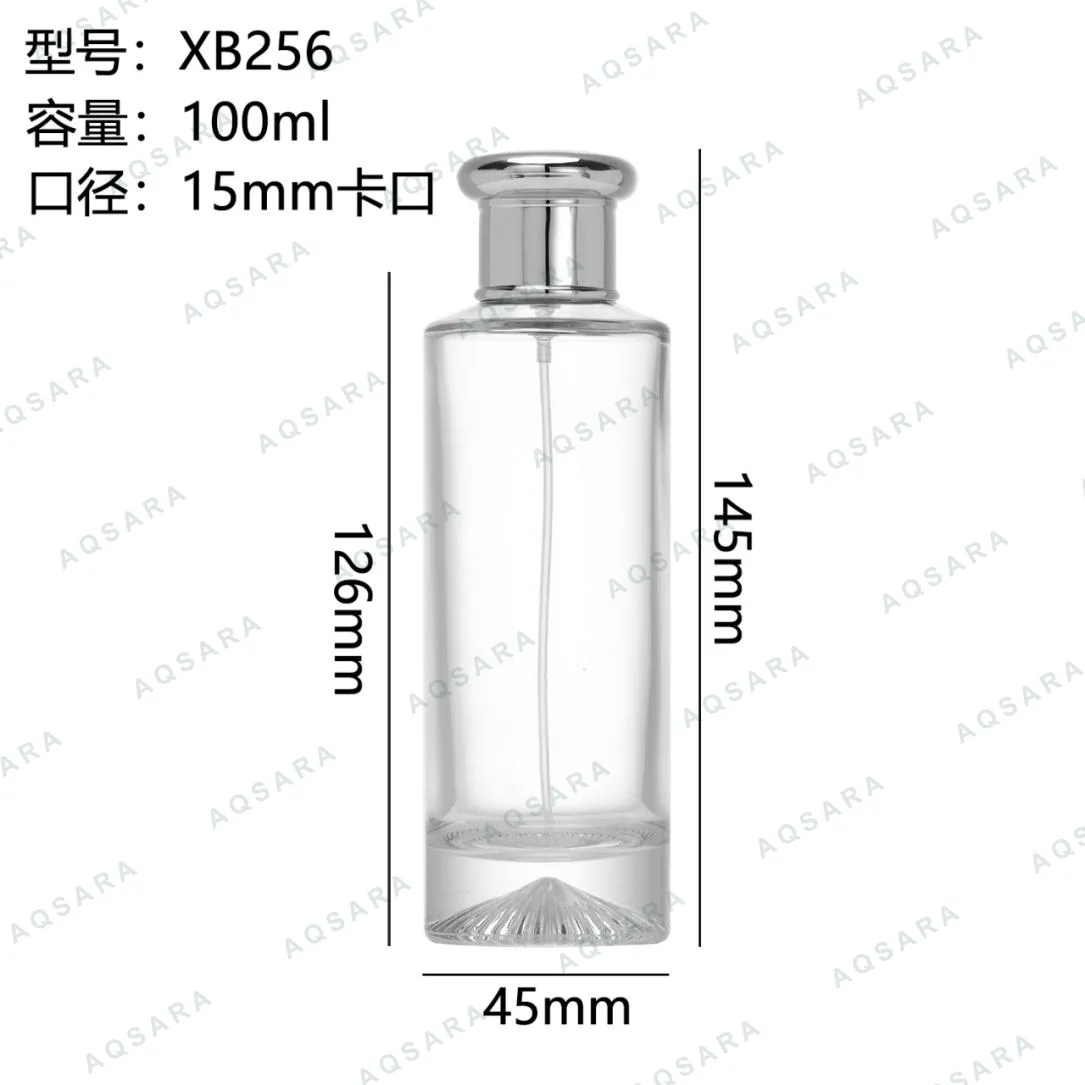 Botol Parfum kaca 100 ml leher 15 mm — XB256