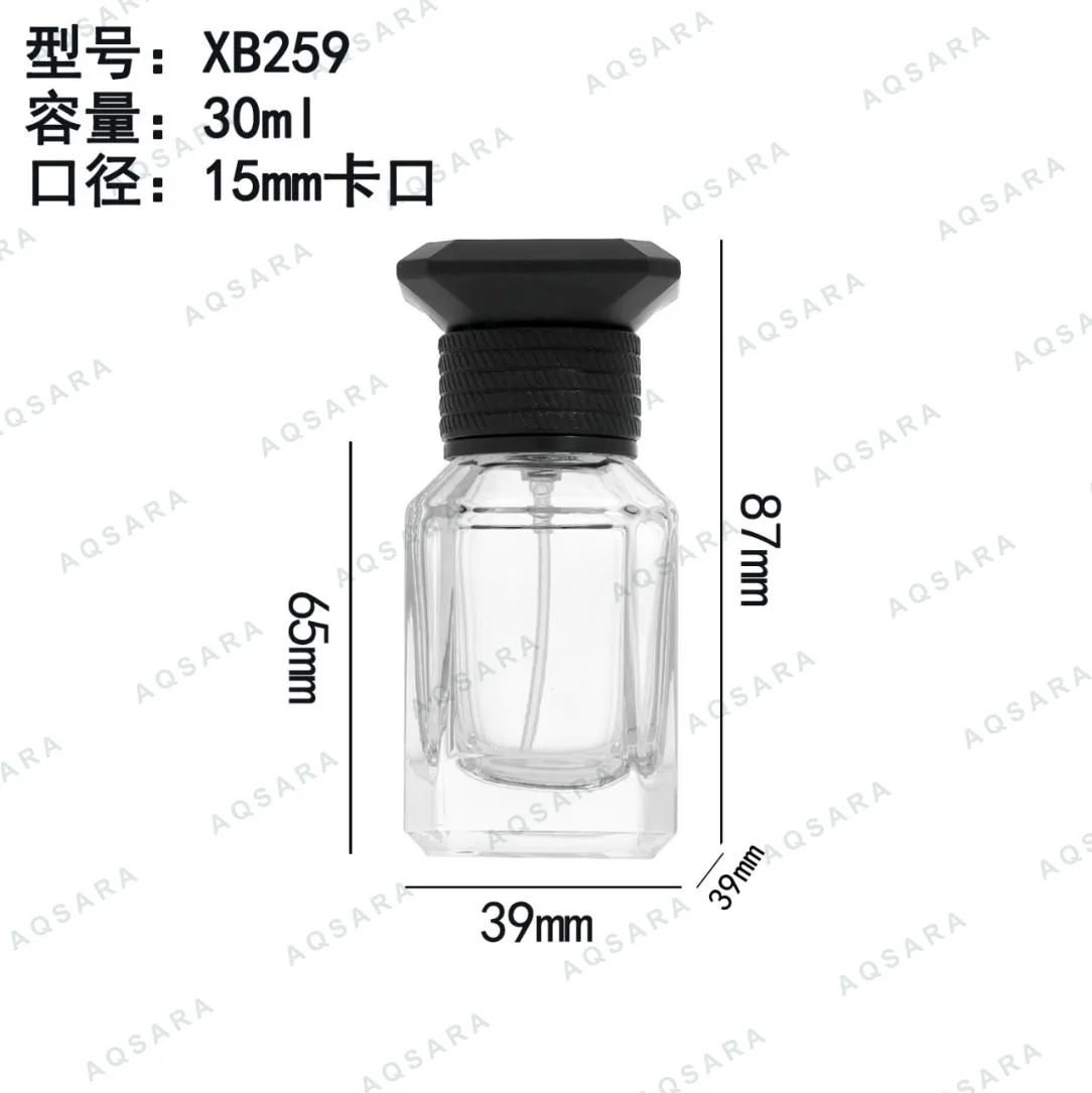 Botol Parfum kaca 30 ml leher 15 mm — XB259