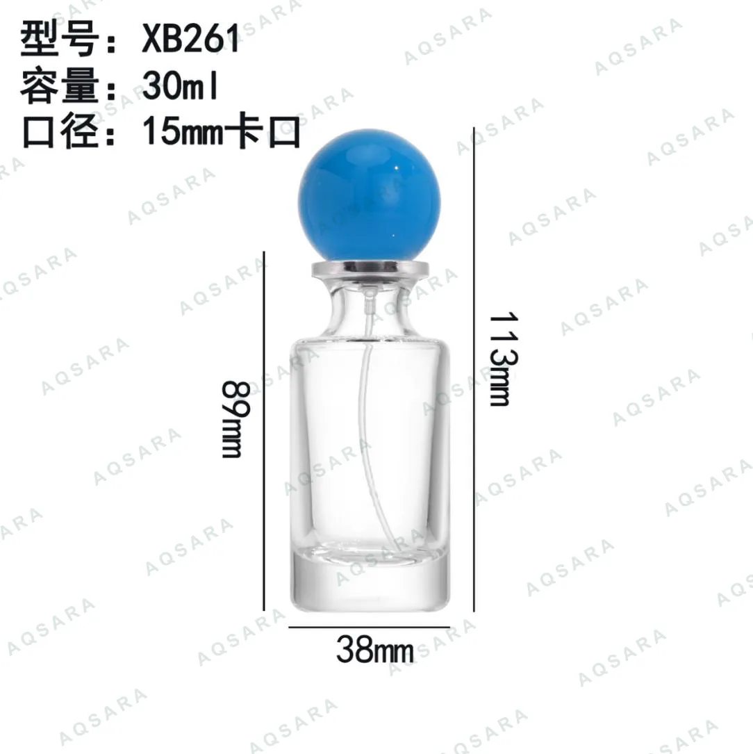 Botol Parfum kaca 30 ml leher 15 mm — XB261