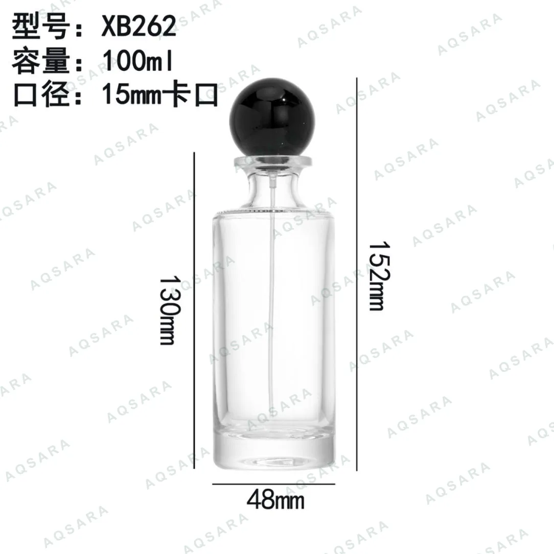 Botol Parfum kaca 100 ml leher 15 mm — XB262
