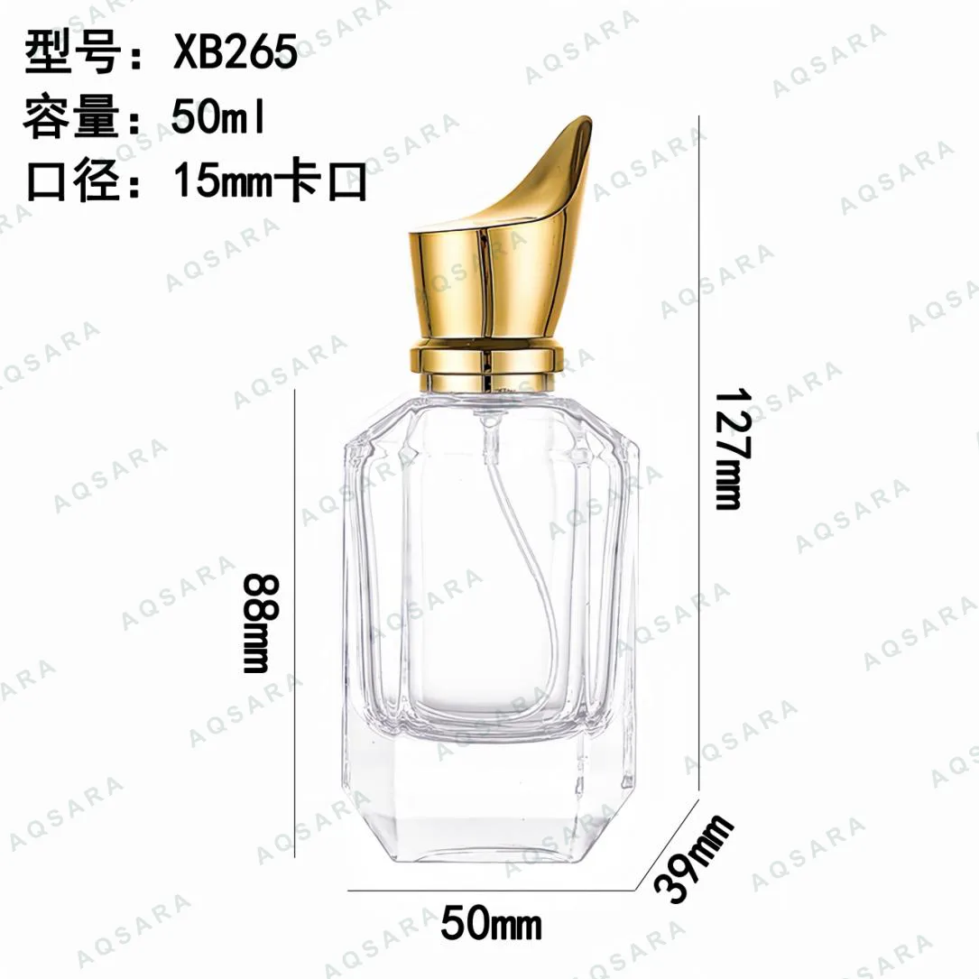 Botol Parfum kaca 50 ml leher 15 mm — XB265