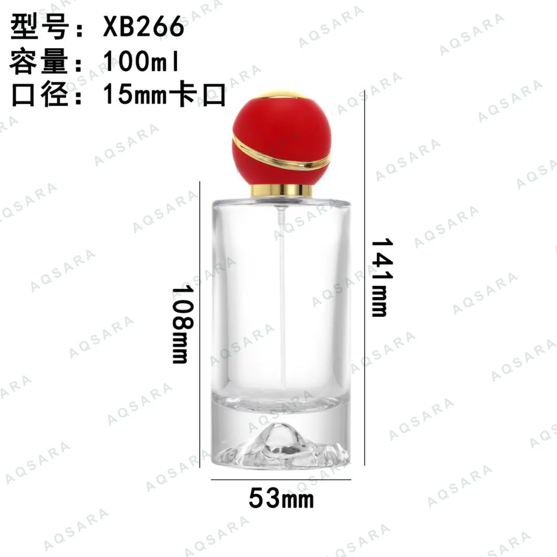 Botol Parfum kaca 100 ml leher 15 mm — XB266