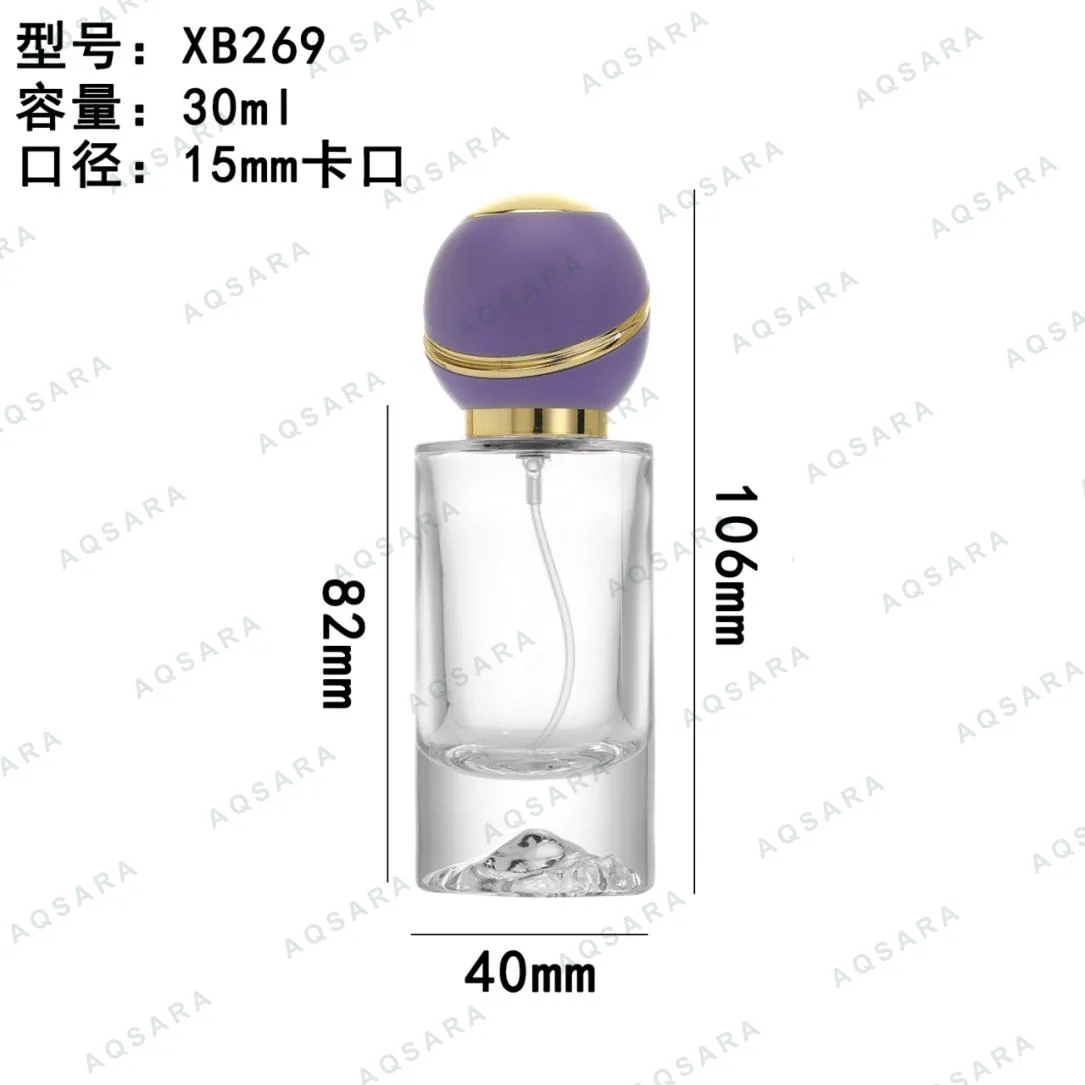 Botol Parfum kaca 30 ml leher 15 mm — XB269