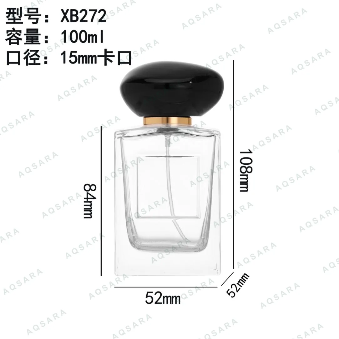 Botol Parfum kaca 100 ml leher 15 mm — XB272