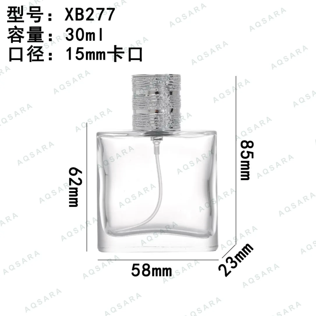 Botol Parfum kaca 30 ml leher 15 mm — XB277