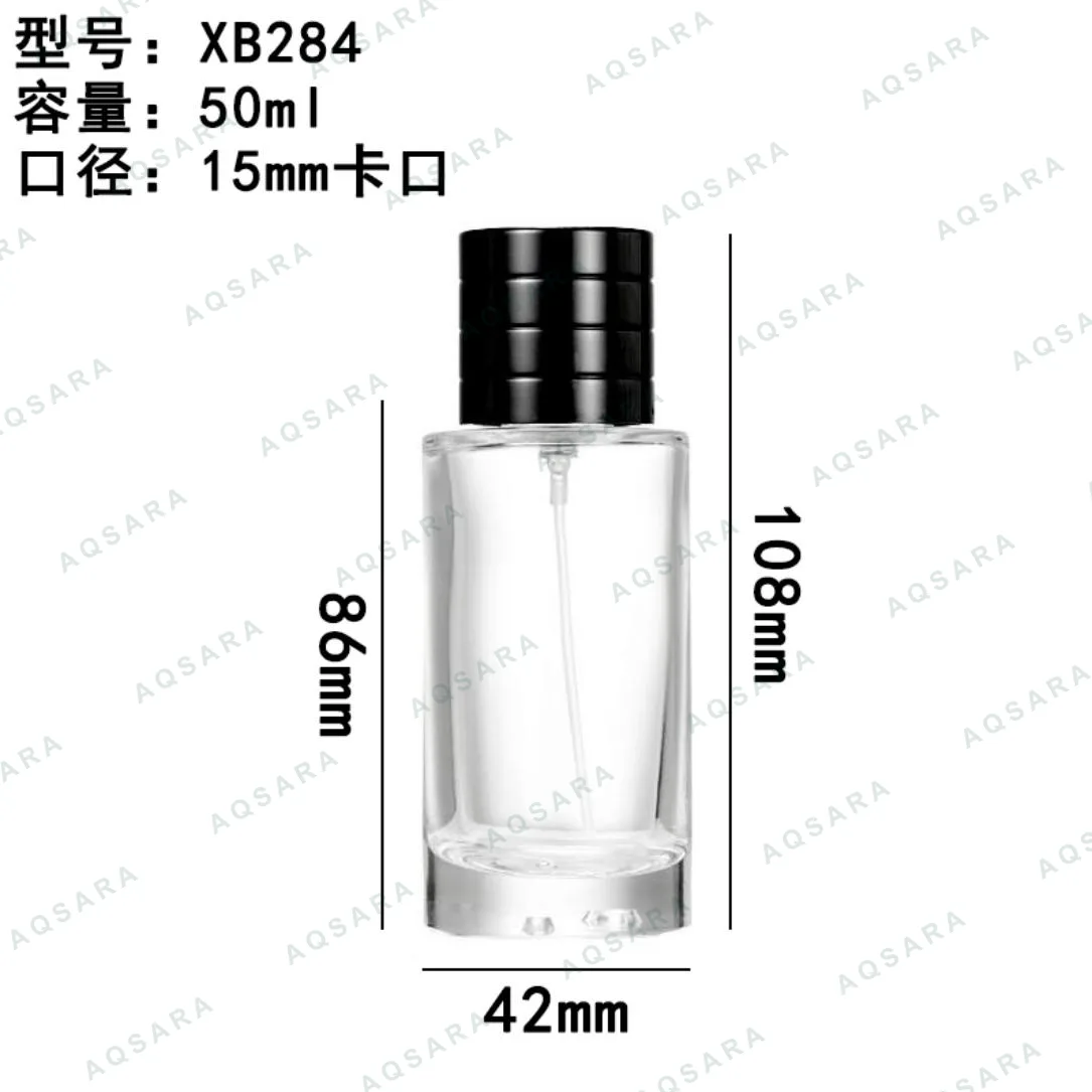 Botol Parfum kaca 50 ml leher 15 mm — XB284