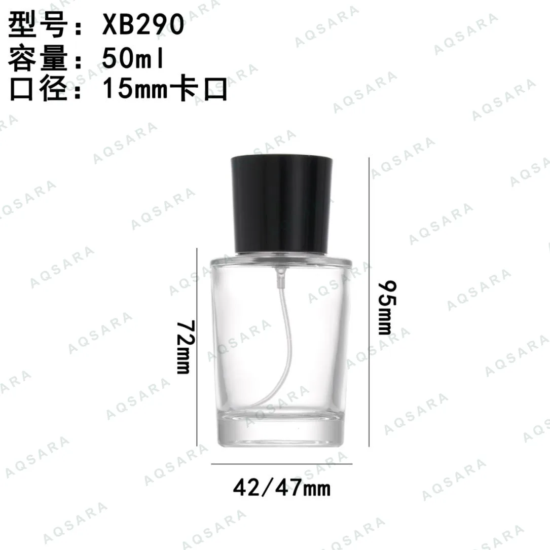 Botol Parfum kaca 50 ml leher 15 mm — XB290