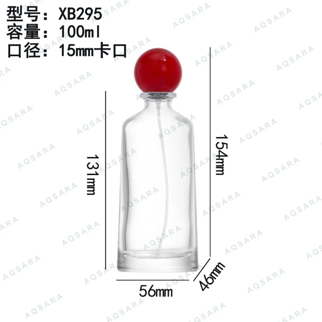 Botol Parfum kaca 100 ml leher 15 mm — XB295