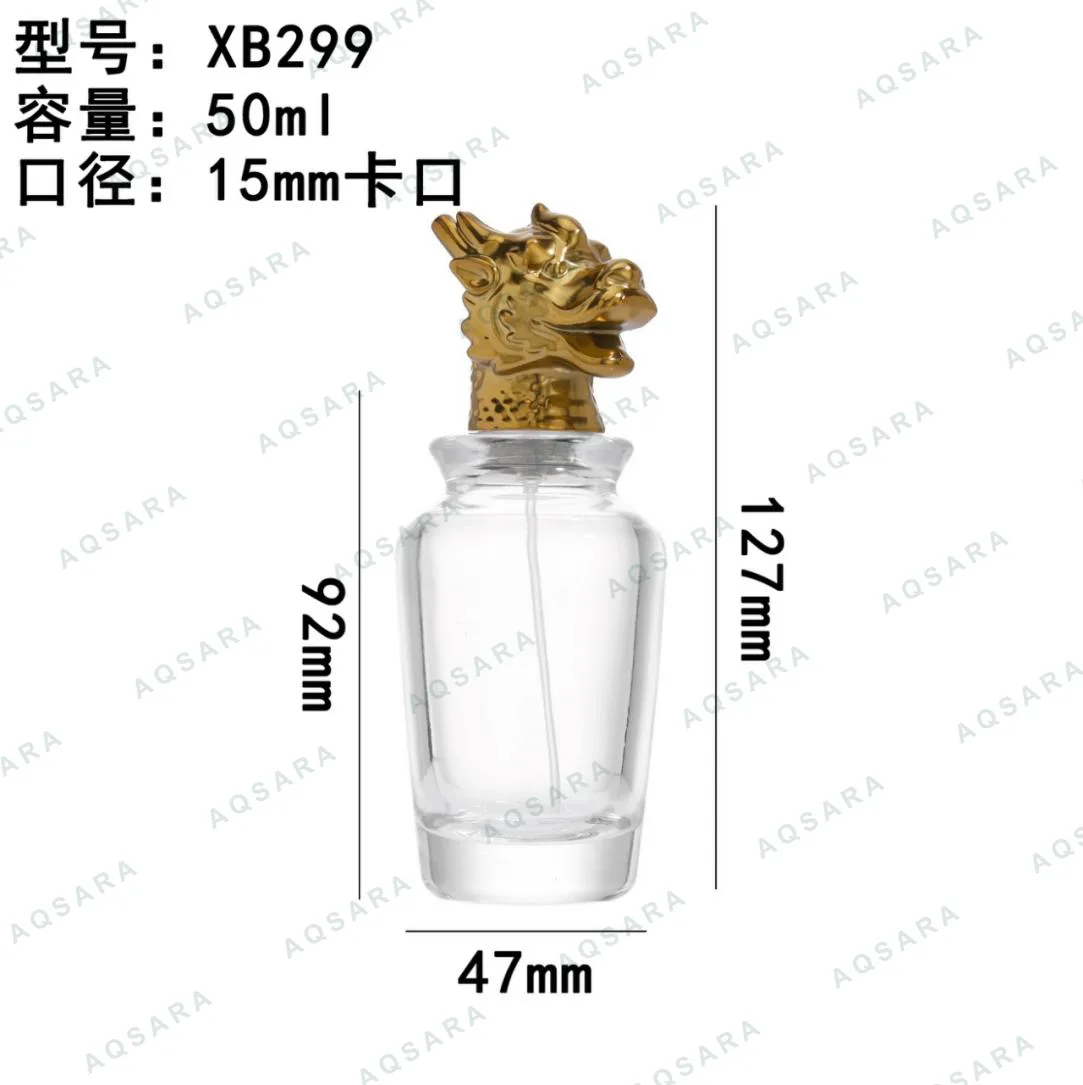 Botol Parfum kaca 50 ml leher 15 mm — XB299