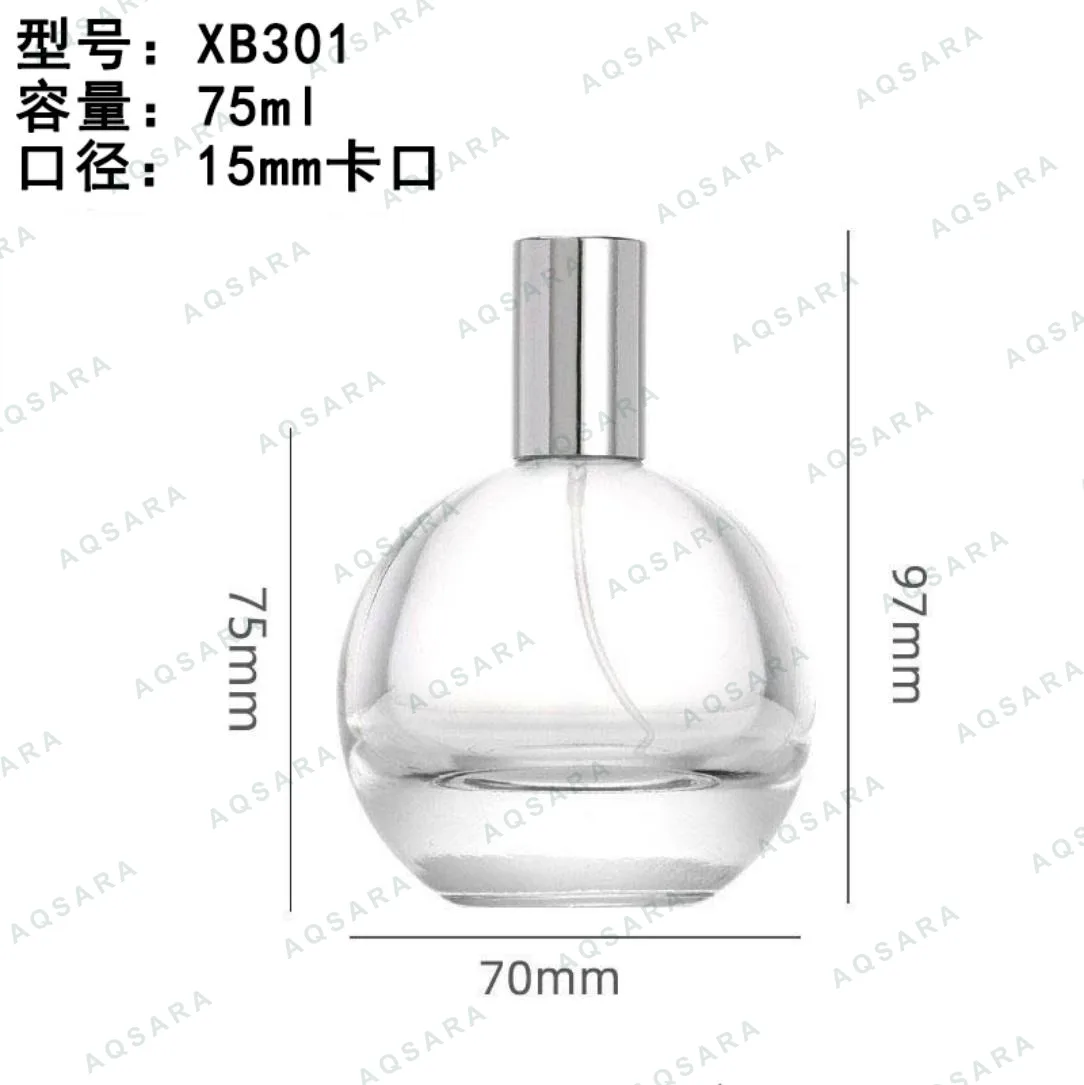 Botol Parfum kaca 75 ml leher 15 mm — XB301