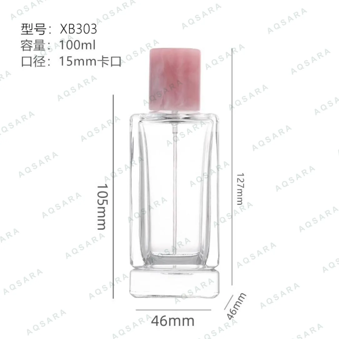 Botol Parfum kaca 100 ml leher 15 mm — XB303