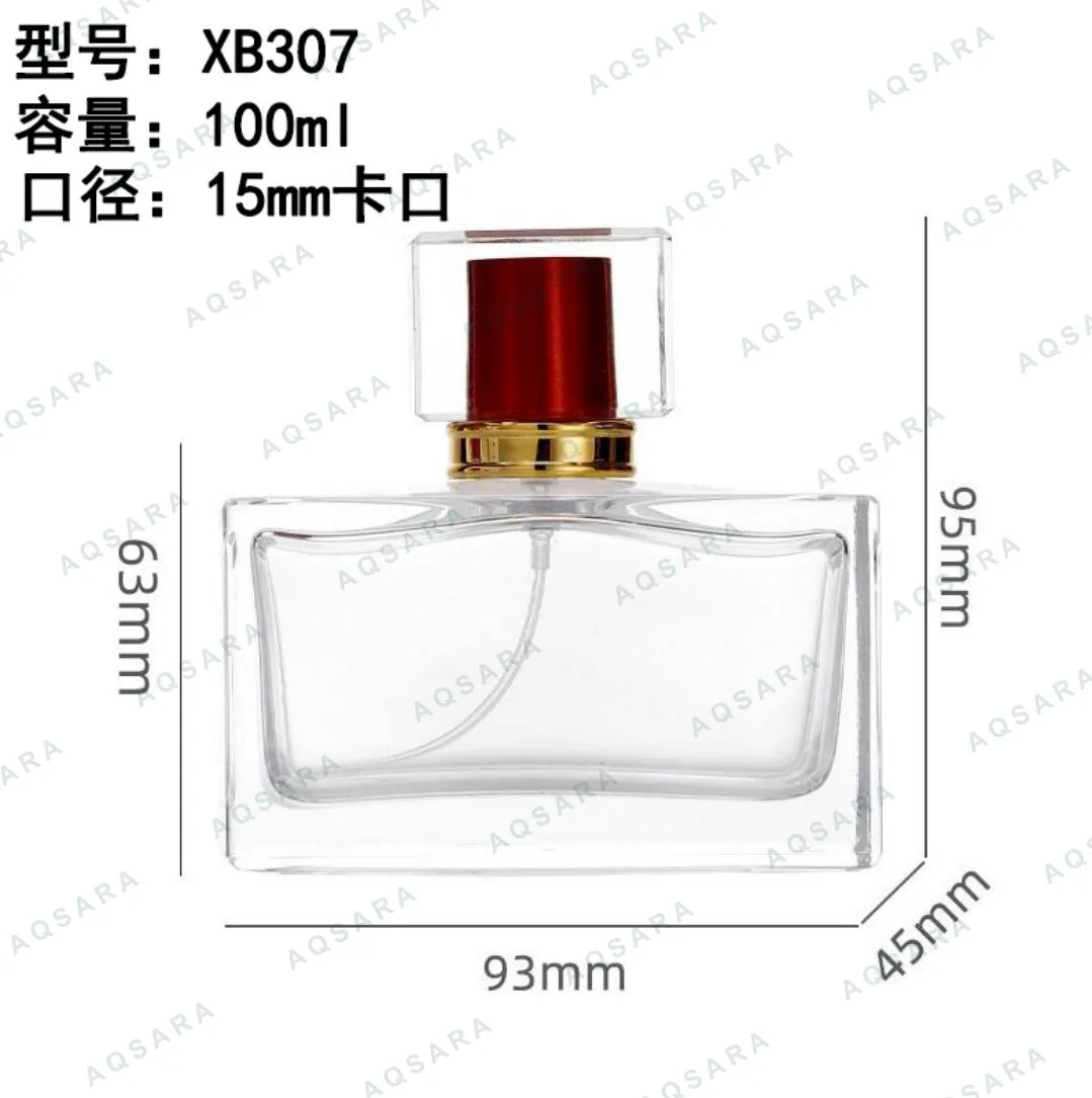 Botol Parfum kaca 100 ml leher 15 mm — XB307