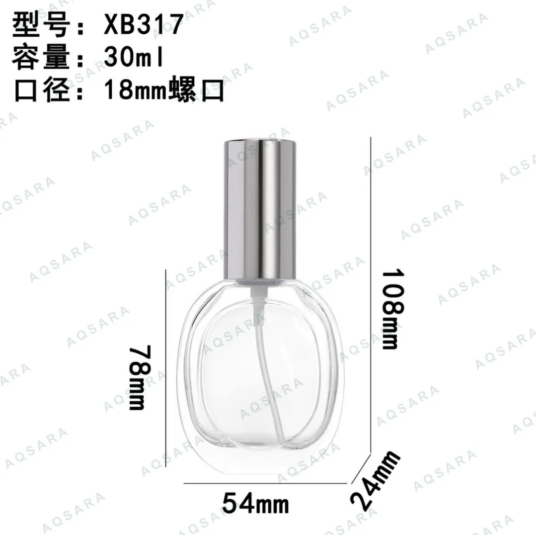 Botol Parfum kaca 30 ml leher 18 mm — XB317