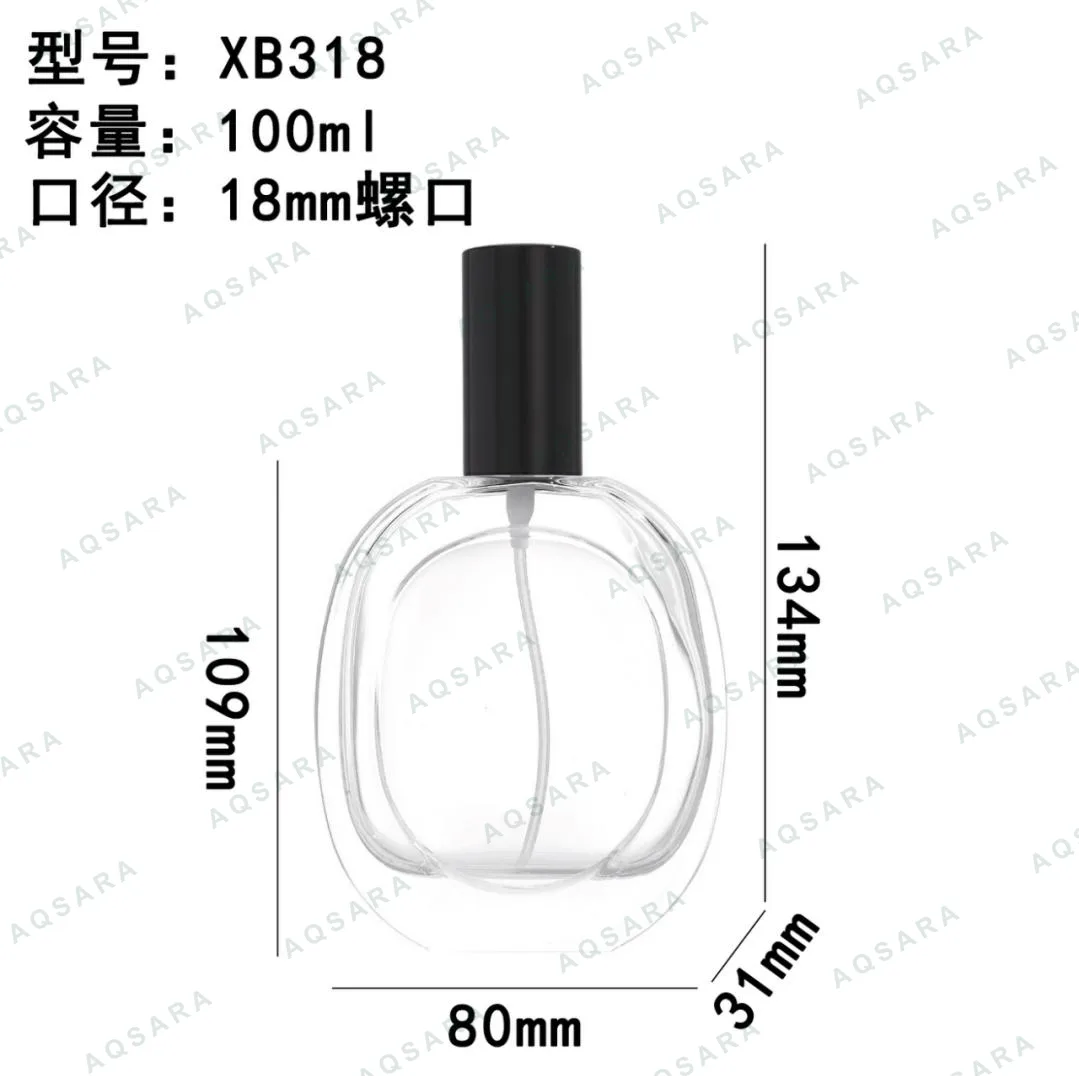 Botol Parfum kaca 100 ml leher 18 mm — XB318