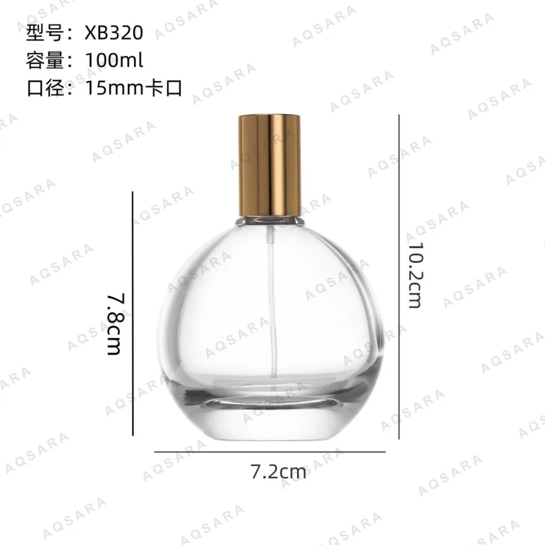 Botol Parfum kaca 100 ml leher 15 mm — XB320