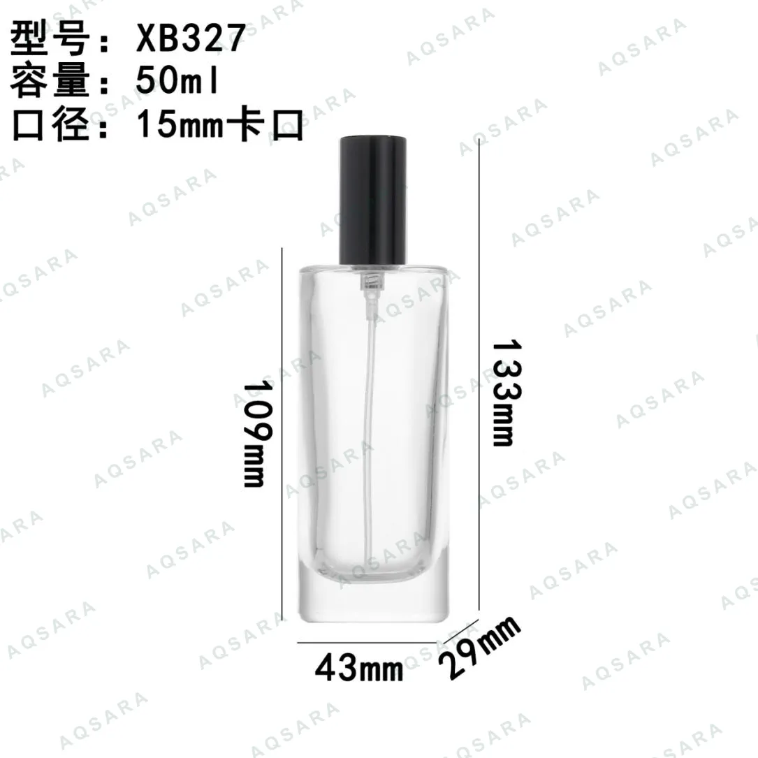 Botol Parfum kaca 50 ml leher 15 mm — XB327