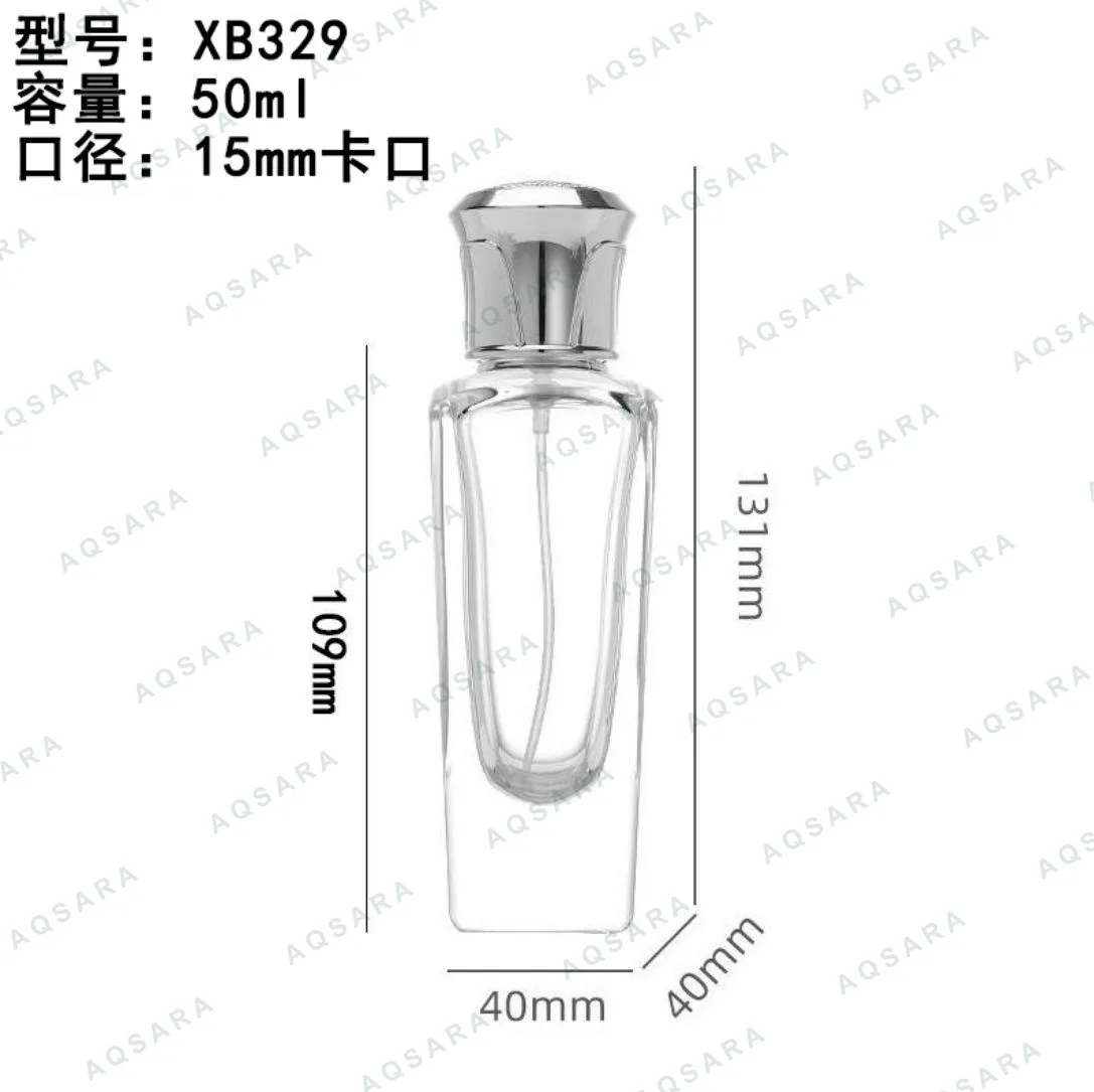Botol Parfum kaca 50 ml leher 15 mm — XB329