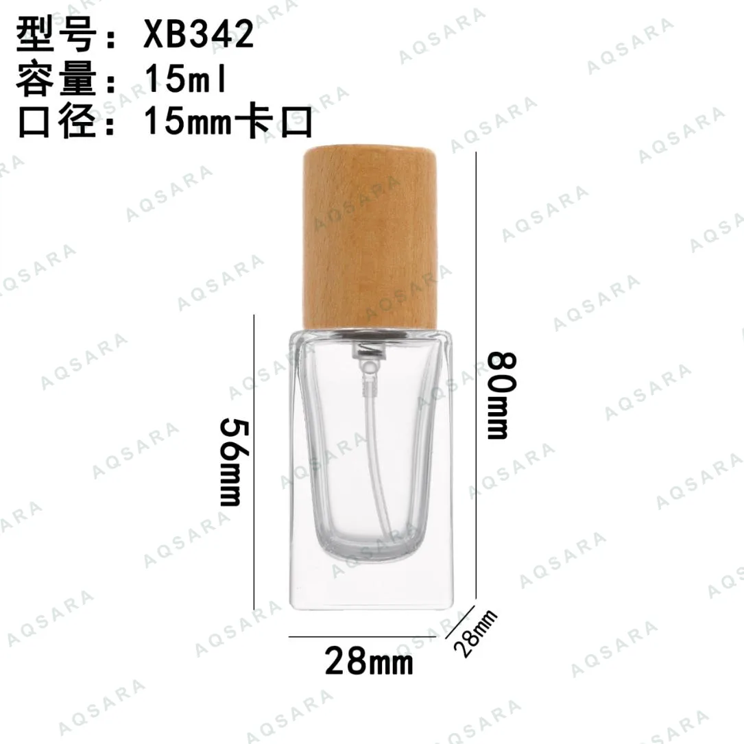 Botol Parfum kaca 15 ml leher 15 mm — XB342