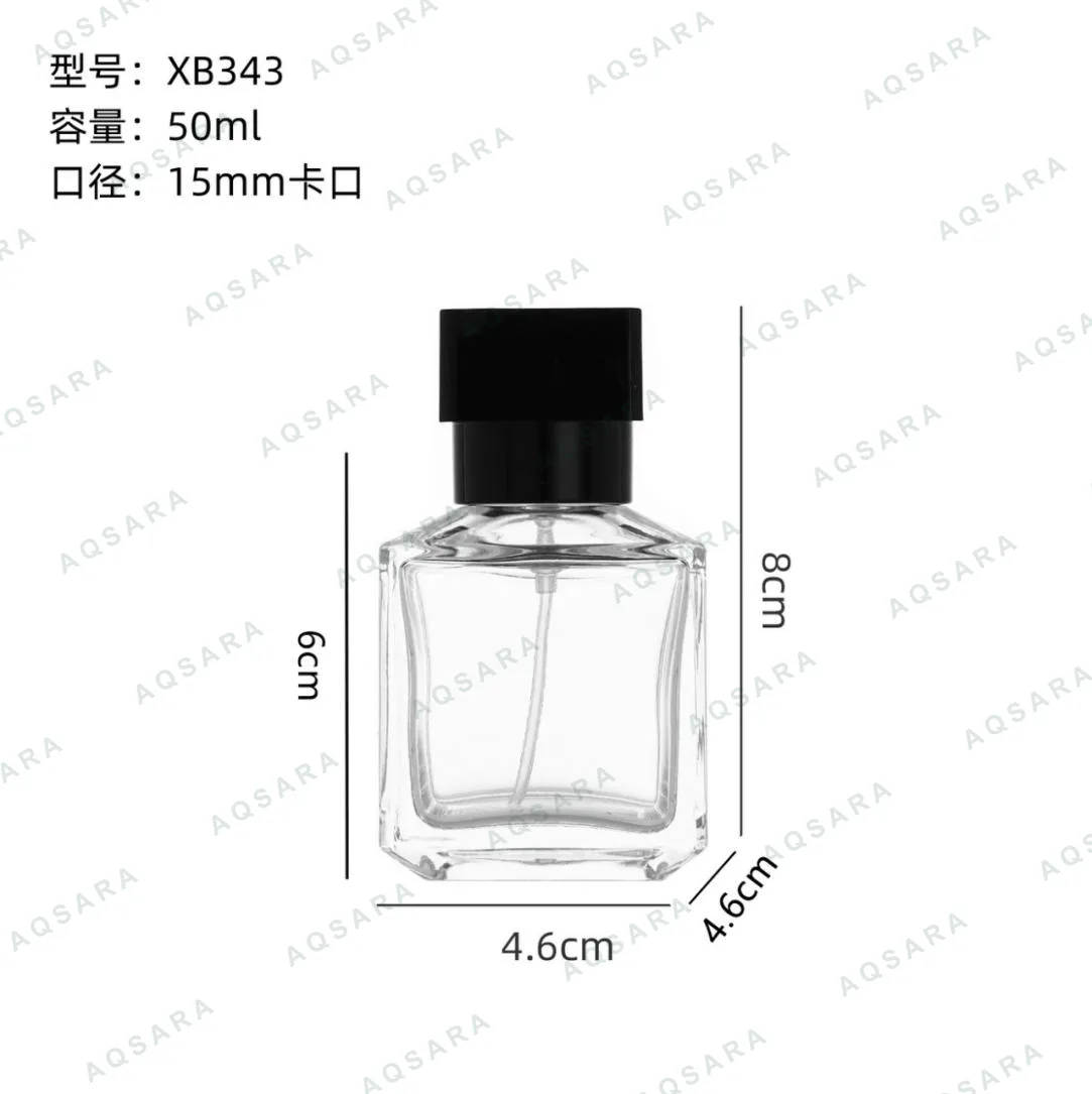 Botol Parfum kaca 50 ml leher 15 mm — XB343