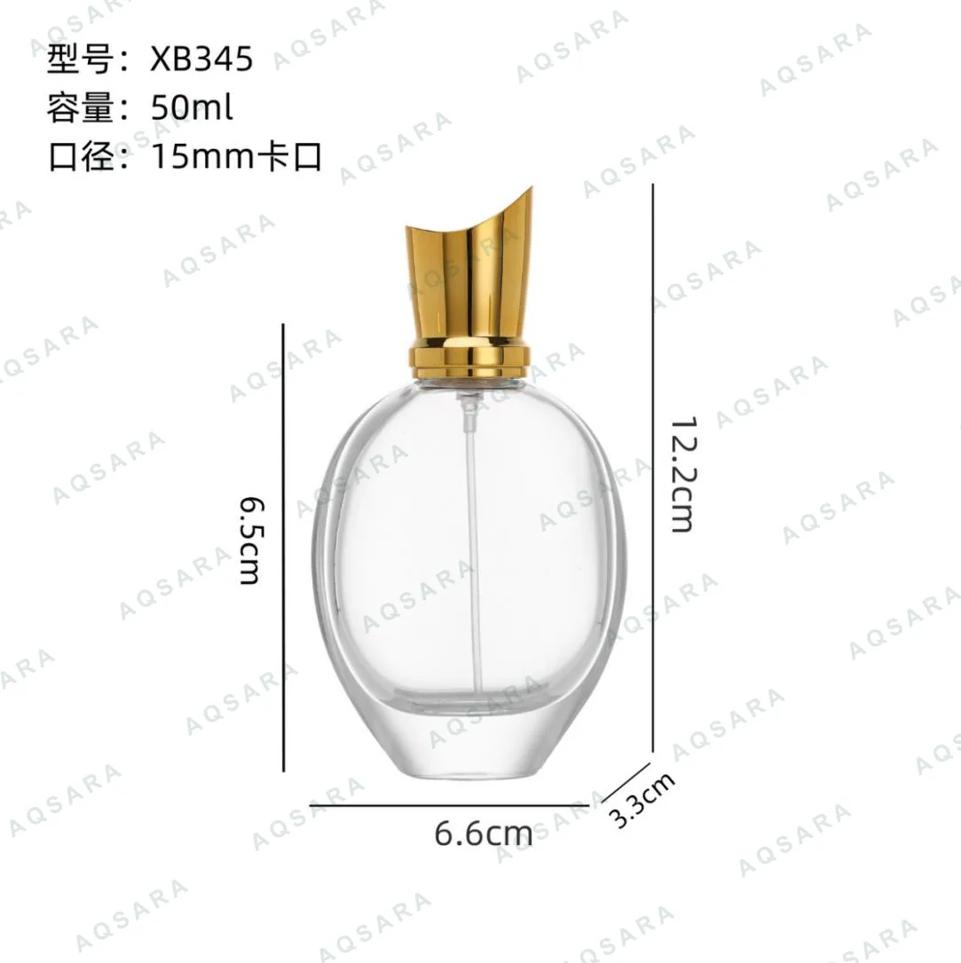 Botol Parfum kaca 50 ml leher 15 mm — XB345