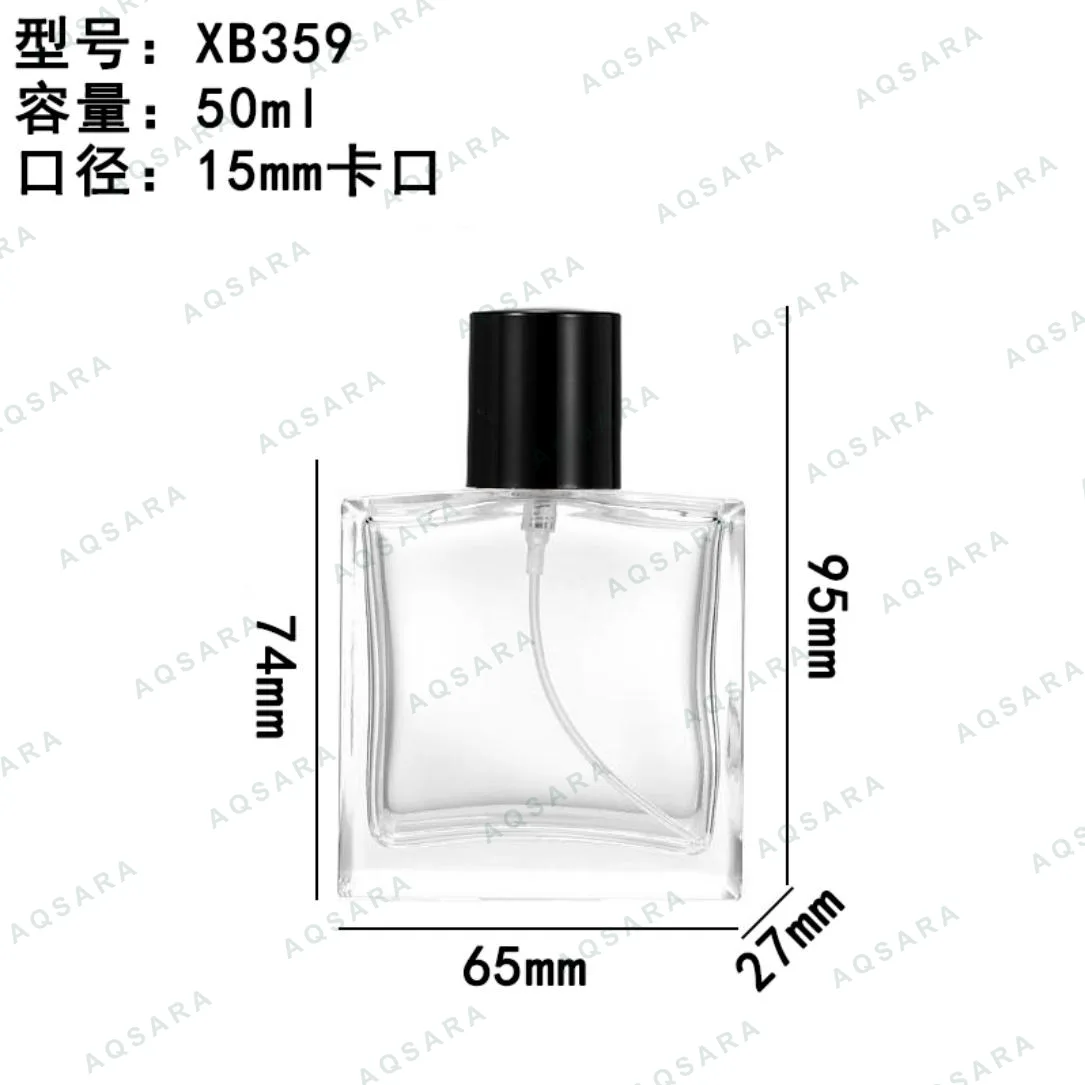 Botol Parfum kaca 50 ml leher 15 mm — XB359