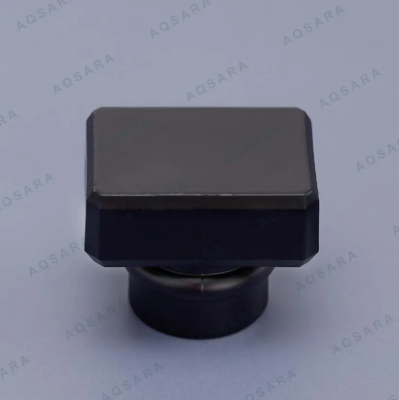 Tutup Botol leher 13 mm — 13 matte black acrylic