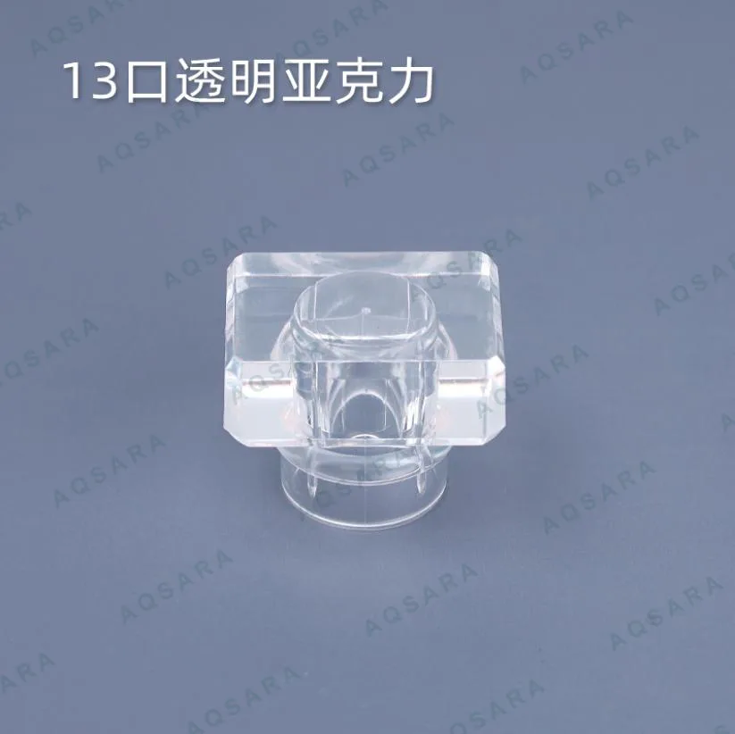 Tutup Botol leher 13 mm — 13 transparent acrylic